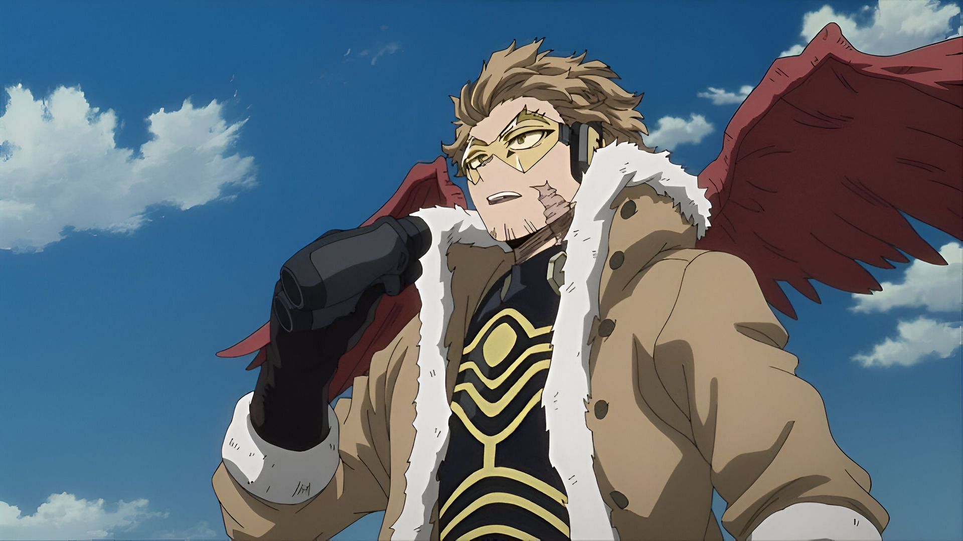 Hawks as seen in My Hero Academia (Image via Studio Bones)